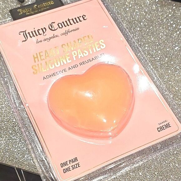 Juicy Couture 2-PC Heart Shaped Silicone Nipple Covers - Picture 5 of 5